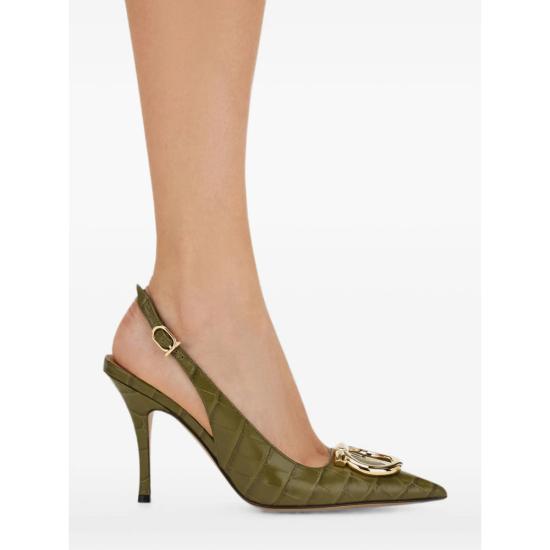 26FW 살바토레 페라가모 힐/펌프스 01L945 0794993 1C NEOLI GREEN - SALVATORE FERRAGAMO
