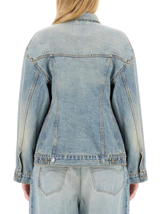  발렌시아가 데님 자켓 773776 TJW794076 BLUE