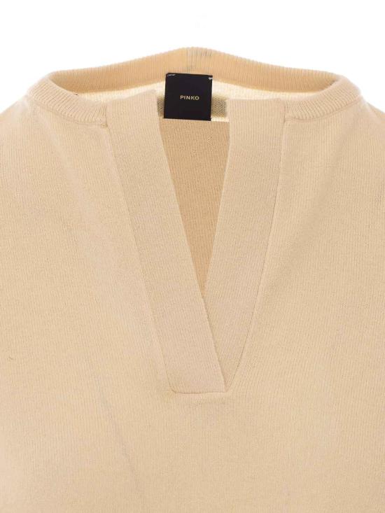 26FW 핑코 스웨터 107206A3G1C15 BEIGE - PINKO