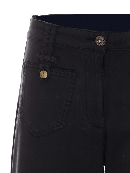 26FW 리우조 스트레이트 팬츠 WF6126T709A22222 BLACK - LIU JO