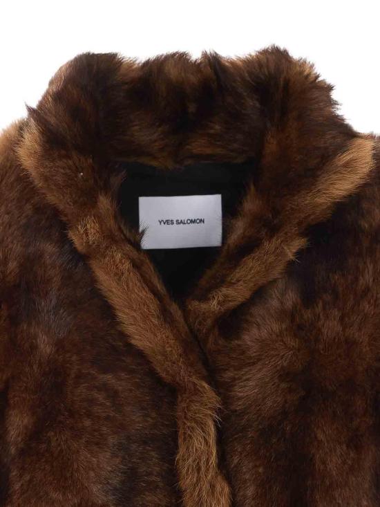 26FW 이브살로몬 무스탕 27WYV61855TOS1B3321 BROWN - YVES SALOMON