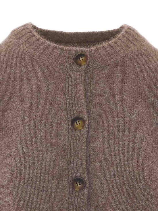26SS 루루 스튜디오 가디건 REMUSASHESMELANGE BEIGE - LOULOU STUDIO