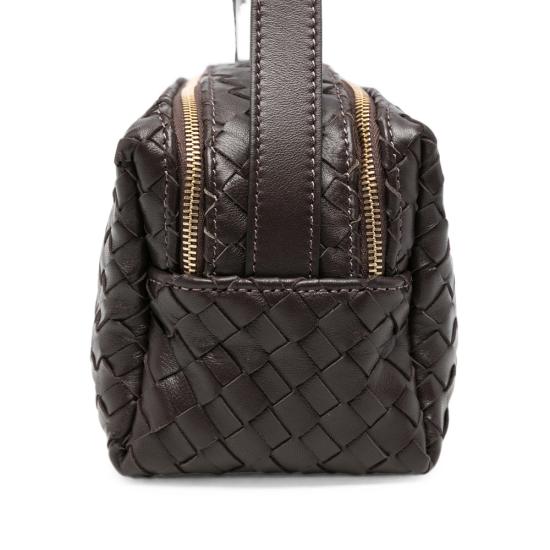 26FW 엘렘 숄더백 TROUSSE WOVEN DKBRO BROWN - ELLEME