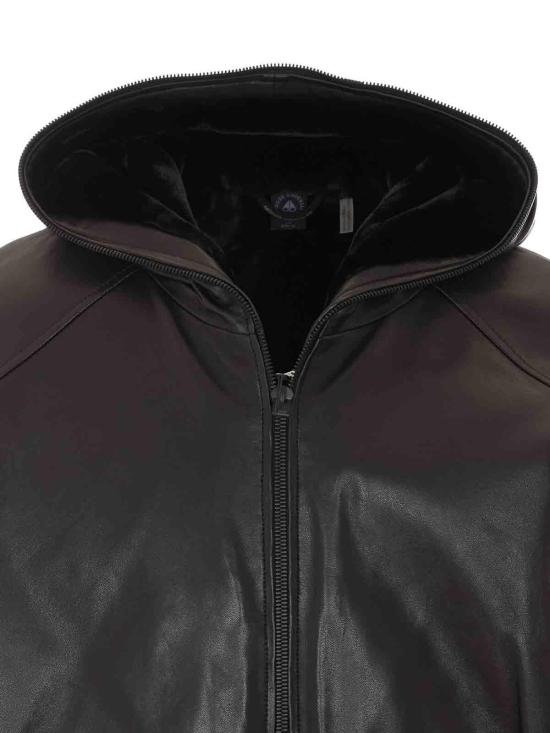 26FW 무스너클 가죽 자켓 M36ML310292 BLACK - MOOSE KNUCKLES