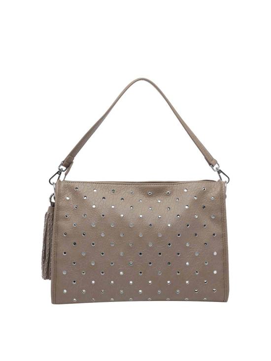 26FW 라캐리 숄더백 162PMD240BLETAUPE BEIGE - LA CARRIE