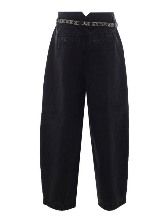 26SS 리우조 스트레이트 팬츠 UF6202D037287520 BLACK - LIU JO
