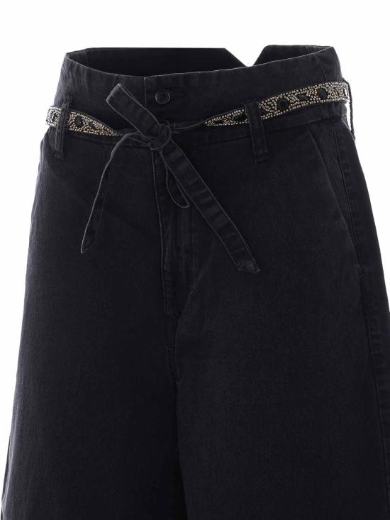 26SS 리우조 스트레이트 팬츠 UF6202D037287520 BLACK - LIU JO