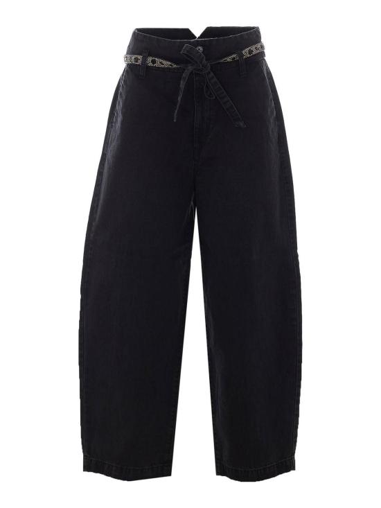 26SS 리우조 스트레이트 팬츠 UF6202D037287520 BLACK