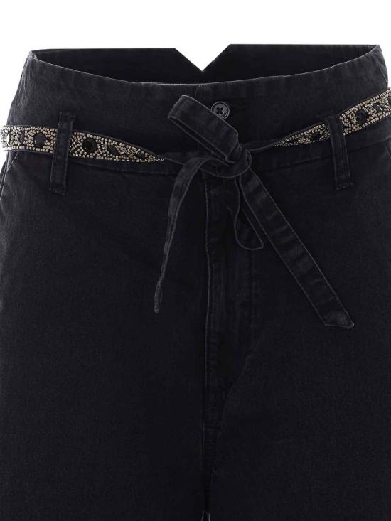 26SS 리우조 스트레이트 팬츠 UF6202D037287520 BLACK - LIU JO