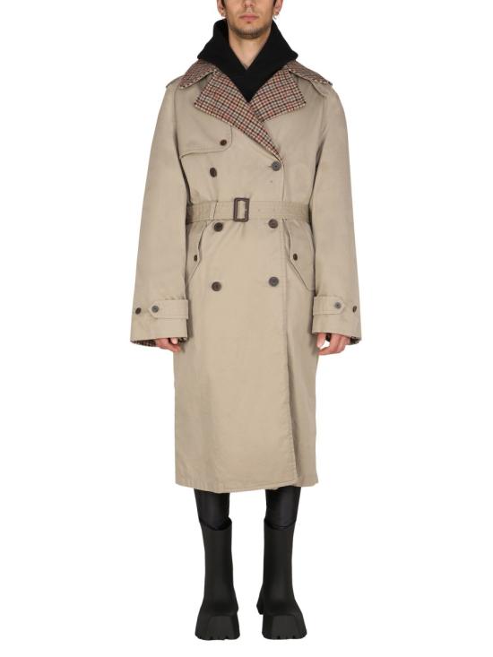  발렌시아가 리버시블 트렌치코트 681169 TLU239378 BEIGE