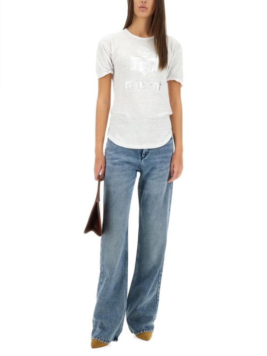  이자벨마랑에뚜왈 폴로 티셔츠 TS0004FA A1N10E20WH - ISABEL MARANT ETOILE
