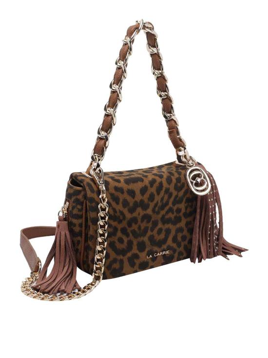 26FW 라캐리 숄더백 162PBS532SULLEOPARD BROWN - LA CARRIE