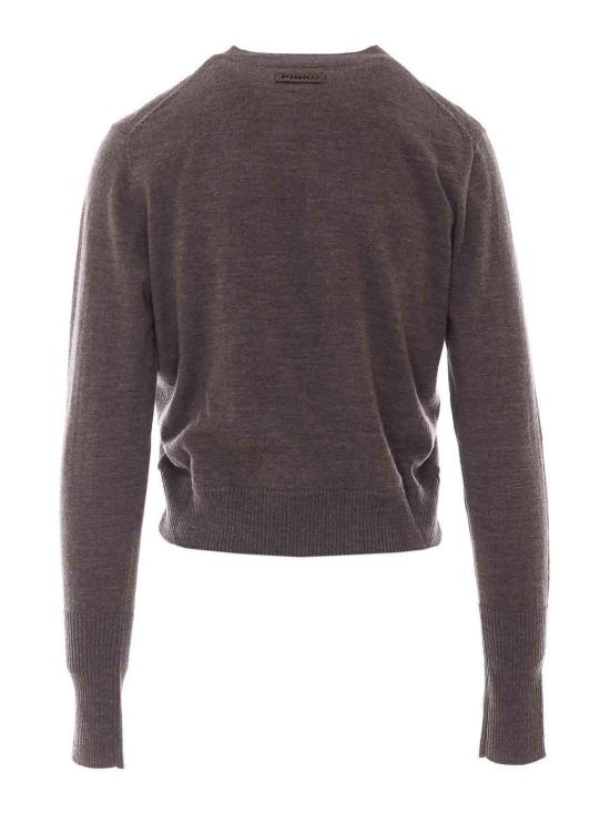 26SS 핑코 가디건 107259A3FYI66 BROWN - PINKO