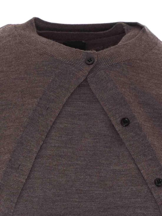 26SS 핑코 가디건 107259A3FYI66 BROWN - PINKO