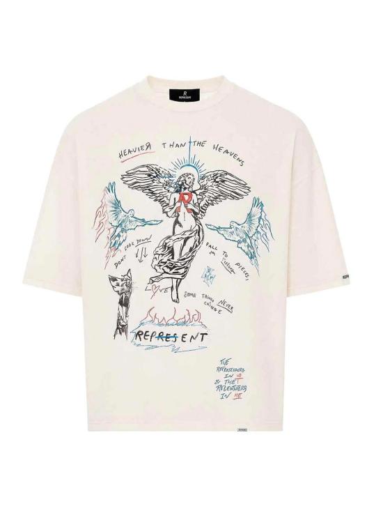 26FW 리프레젠트 반팔 티셔츠 MLM10099931 WHITE