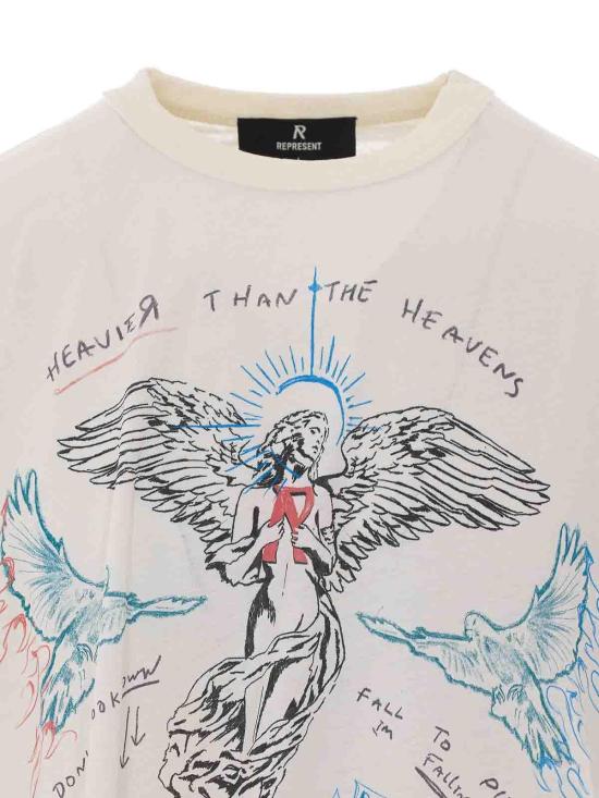 26FW 리프레젠트 반팔 티셔츠 MLM10099931 WHITE - REPRESENT