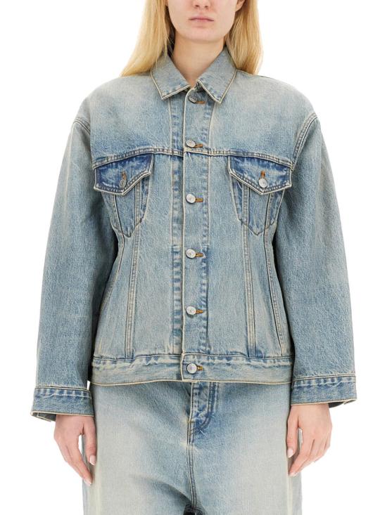  발렌시아가 데님 자켓 773776 TJW794076 BLUE - BALENCIAGA