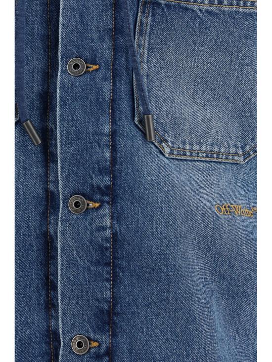 26FW 오프화이트 자켓 OMYE09SF26DEN00240 400 BLUE - OFF WHITE