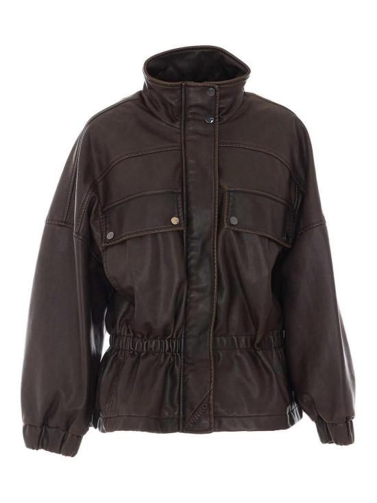 26FW 핑코 자켓 107074A3E8L64 BROWN