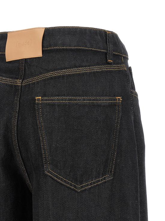  누드 데님 팬츠 LD1103W2627109 BLACK - NUDE