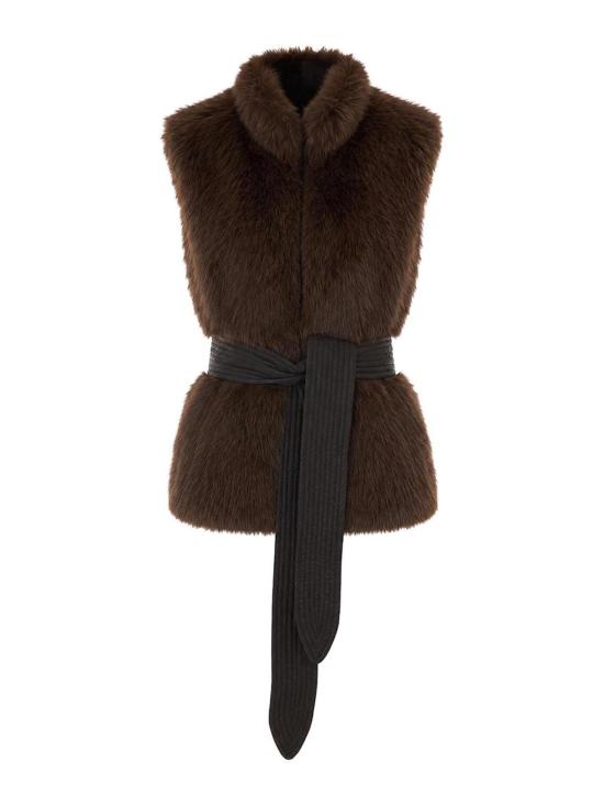 26FW 리우조 베스트 WF6203E1136X0787 BROWN