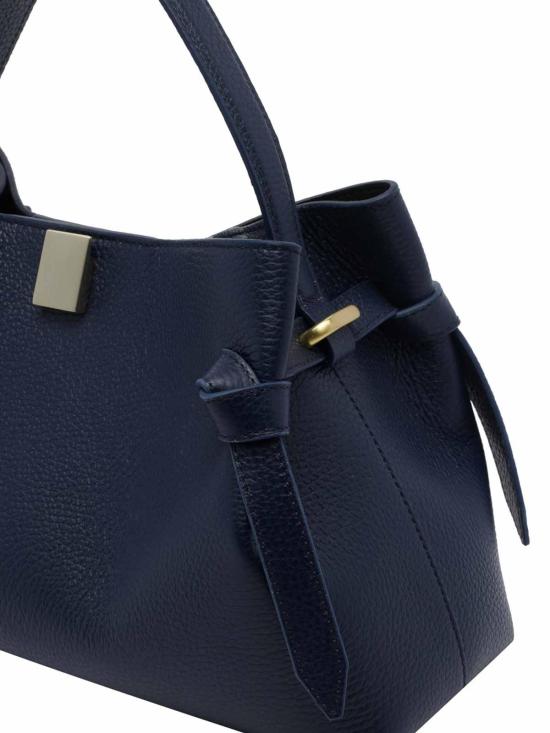 26FW 유제피 토트백 GYOZAPEBBLEGRAINLEATHERL063 BLUE - YUZEFI