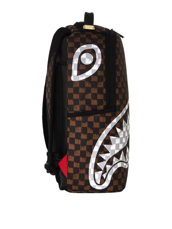 26FW 스프레이그라운드 백팩 B8552BROWNANDCREAMDRIPCHECK - SPRAYGROUND