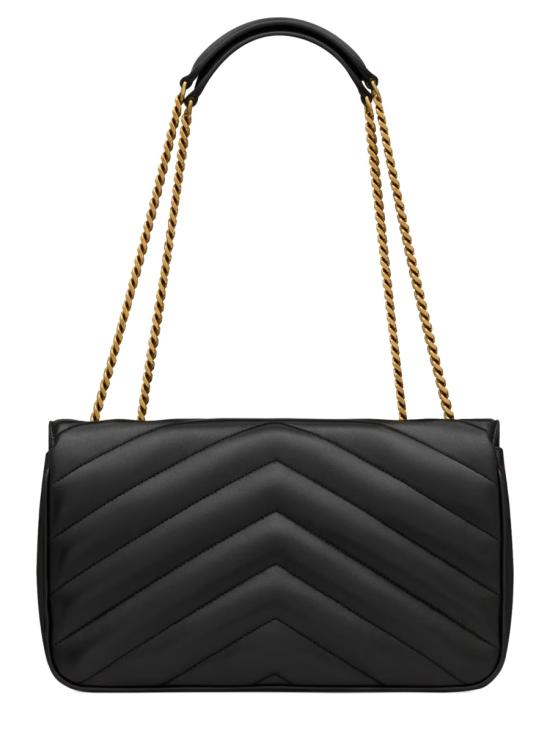 26FW 생로랑 루루 마틀라세 램스킨 미디움 숄더백 801439 AAEAX1000 BLACK - SAINT LAURENT