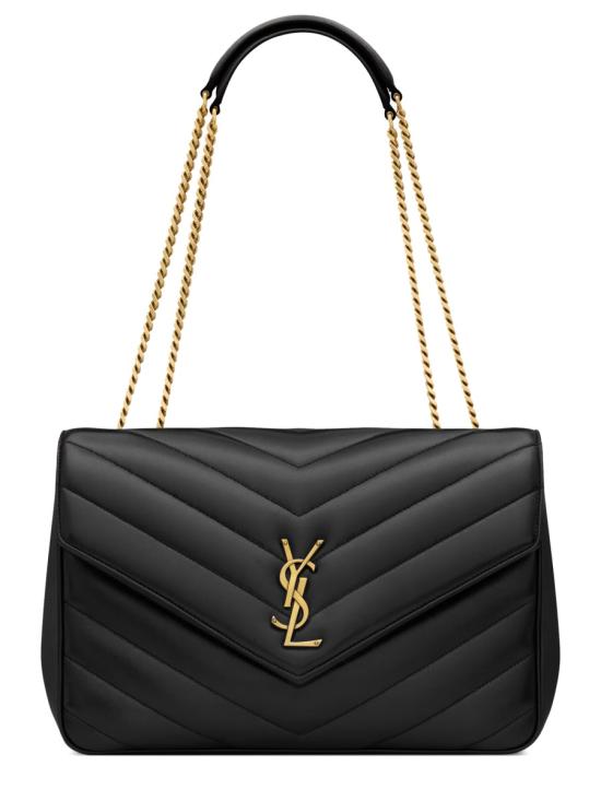 26FW 생로랑 루루 라지 마틀라세 램스킨 숄더백 803541 AAEAX1000 BLACK - SAINT LAURENT