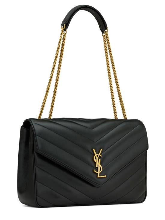 26FW 생로랑 루루 라지 마틀라세 램스킨 숄더백 803541 AAEAX1000 BLACK - SAINT LAURENT