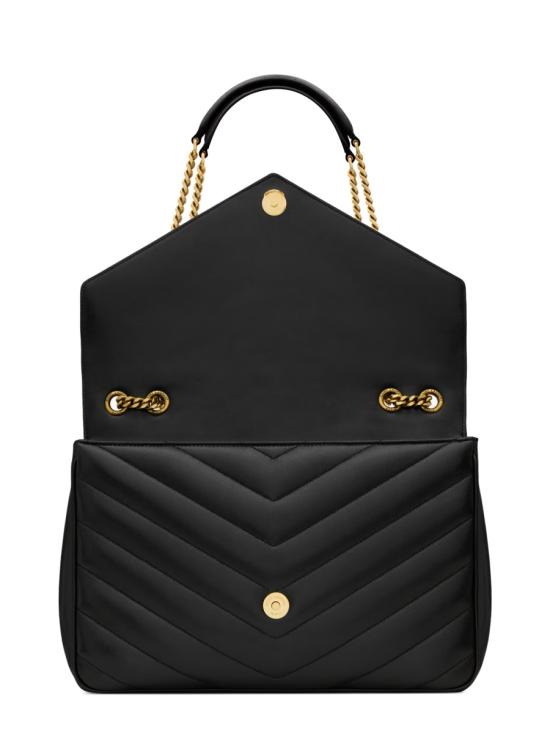 26FW 생로랑 루루 라지 마틀라세 램스킨 숄더백 803541 AAEAX1000 BLACK - SAINT LAURENT