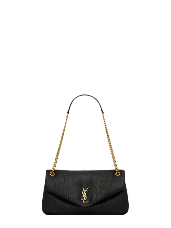 26FW 생로랑 칼립소 미디움 그레인 램스킨 숄더백 800916 AACYT1000 BLACK - SAINT LAURENT