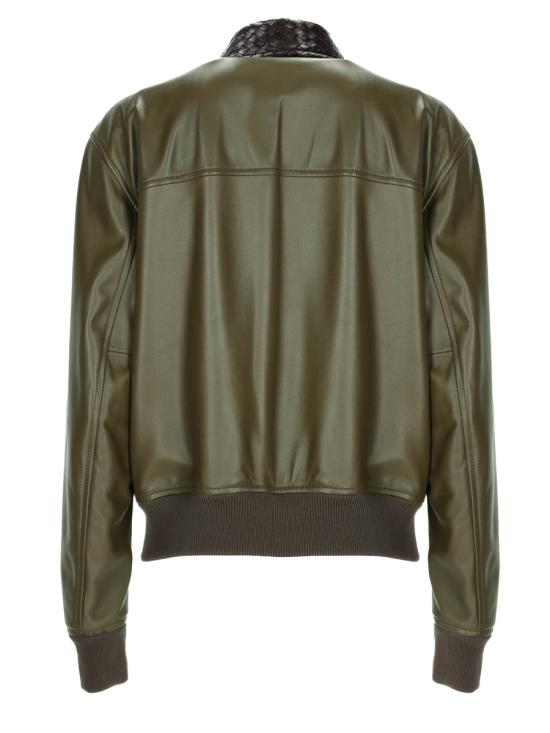 26FW 보테가베네타 가죽 자켓 874736 V61D03476 GREEN - BOTTEGA VENETA