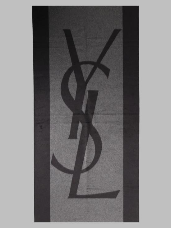 26FW 생로랑 실크 자카드 캐시미어 스카프 794861 3Y0091261 GREY - SAINT LAURENT