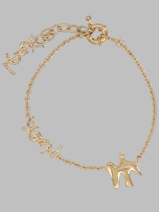 26FW 생로랑 카산드르 도브 메탈 브레이슬릿 A003IO Y15007006 GOLD - SAINT LAURENT
