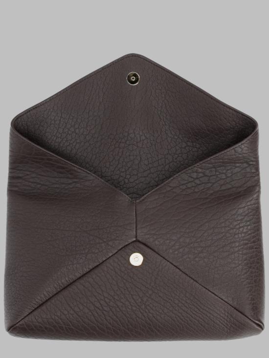 26FW 생로랑 카산드라 라지 엔벨로프 파우치 769307 AACYT2050 BROWN - SAINT LAURENT