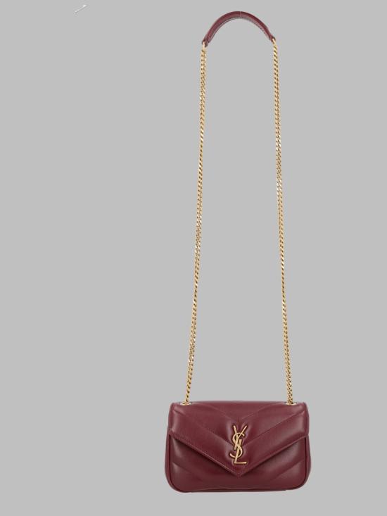 26FW 생로랑 루루 미니 램스킨 821749 AAEAX6197 BORDEAUX