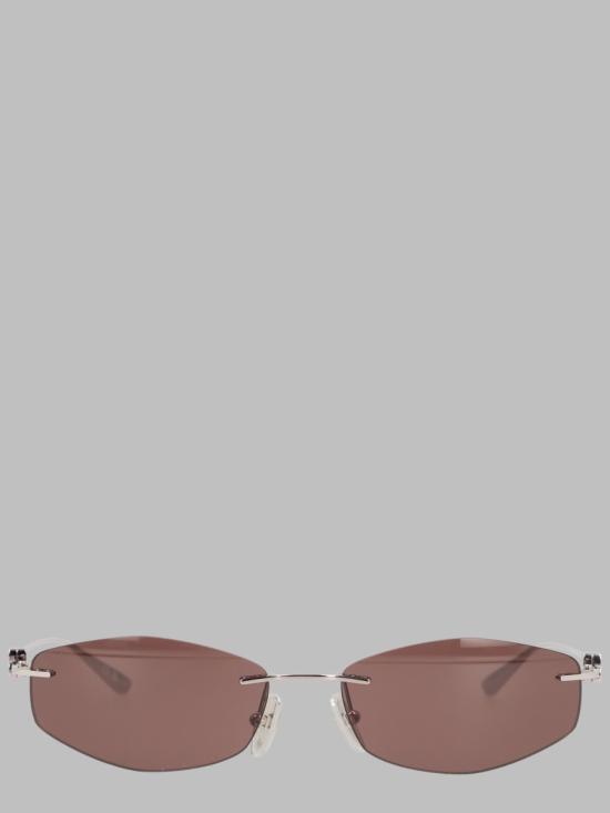 26FW 발렌시아가 무테 림리스 선글라스 A000UX T00052210 BROWN