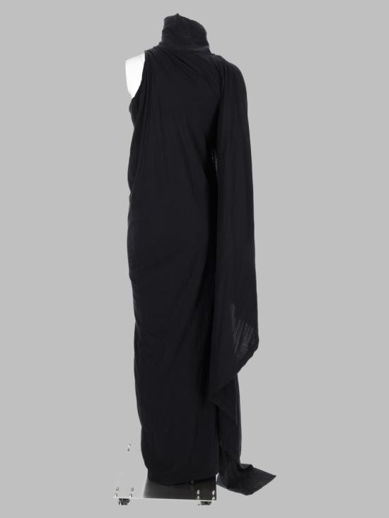 26FW 발렌시아가 도어 롱 드레이프 드레스 도어 롱 드레이프 드레스 A001WD TUVX91000 BLACK - BALENCIAGA