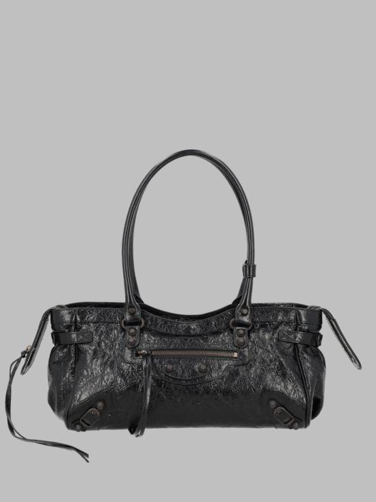 26FW 발렌시아가 르 시티 백 867667 2ABEK1000 BLACK