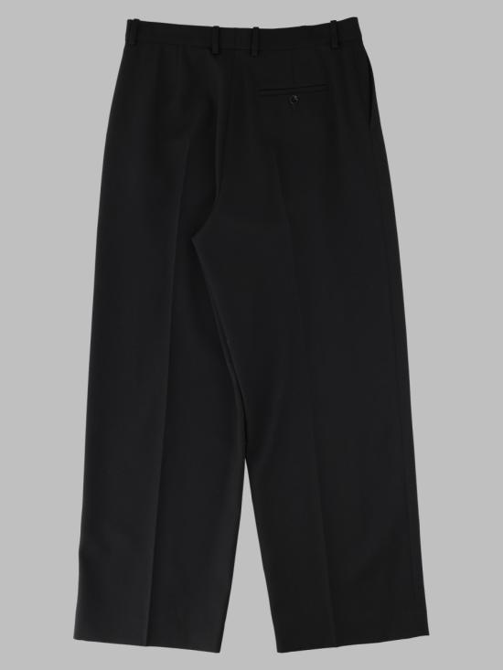 26FW 발렌시아가 스트레이트 팬츠 A001Z4 TPT151000 BLACK - BALENCIAGA