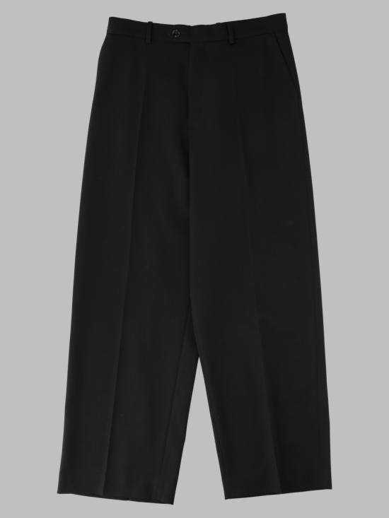 26FW 발렌시아가 스트레이트 팬츠 A001Z4 TPT151000 BLACK