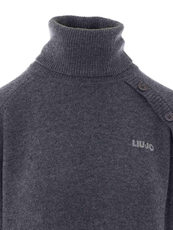 26FW 리우조 탑 WF6369MS00902050 GREY - LIU JO