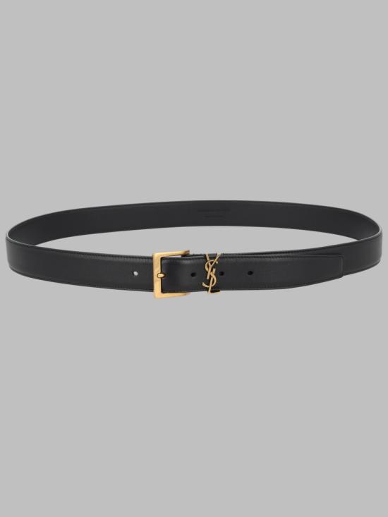 26FW 생로랑 벨트 864585 BOO0W1000 BLACK