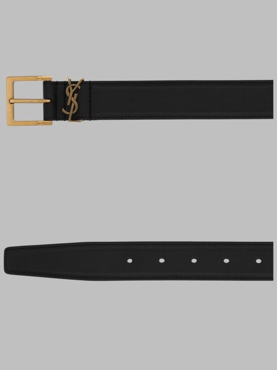26FW 생로랑 벨트 864585 BOO0W1000 BLACK - SAINT LAURENT