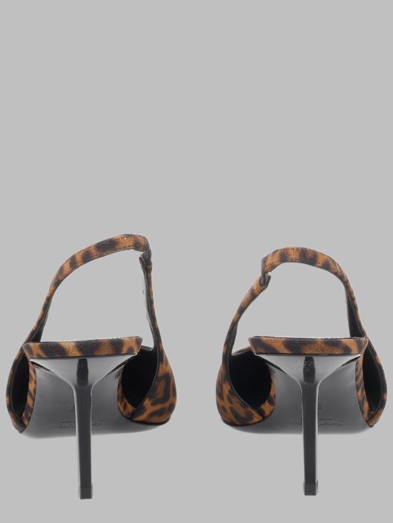 26FW 생로랑 바빌론 카산드르 레오파드 슬링백 펌프스 A001KI AAC9R2038 ANIMALIER - SAINT LAURENT