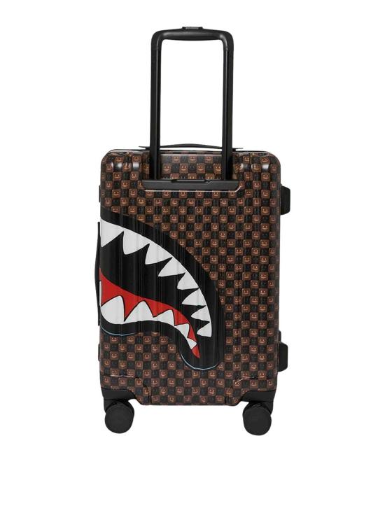 26FW 스프레이그라운드 캐리어 CL327SHARKSINPARISWTFBUBBLE BROWN - SPRAYGROUND