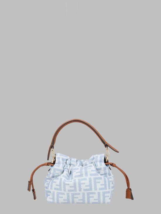 26FW 펜디 맘마 바게트 스몰 FF 데님 미니백 8BS105 AY6QF1WM6 DENIM - FENDI