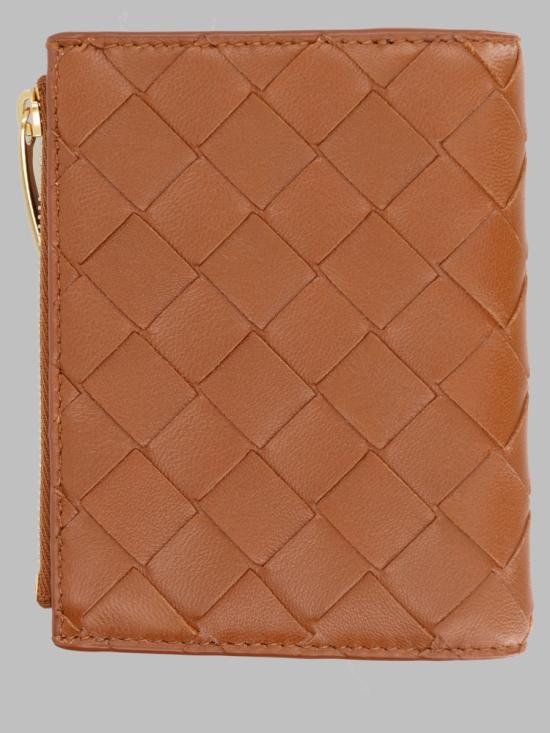 26FW 보테가베네타 인트레치아토 스몰 바이폴드 월렛 742330 VCPP32376 RED - BOTTEGA VENETA