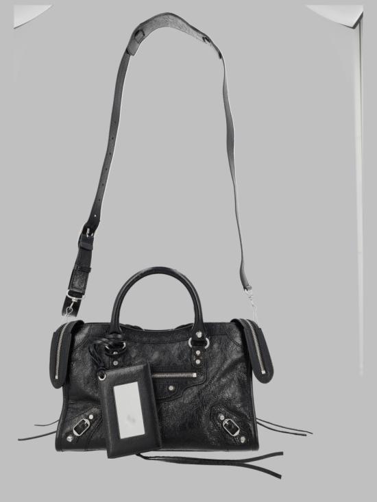 26FW 발렌시아가 르 시티 백 스몰 865762 2ACLR1000 BLACK
